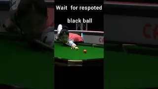 Respoted black ball decider between Bai Yulu vr Jenson Kendrick