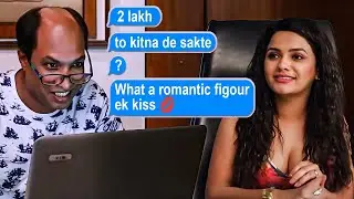 Social Media पर Sunil Pal को एक लड़की ने बनाया बेवकूफ | WIG BOSS Movie Comedy Scene | Rakhi Sawant