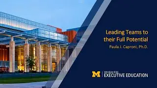 [Session] Leading Teams to Their Full Potential