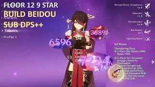 Beidou Lvl 70 New Spiral Abyss Floor 12 9star