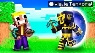 VIAJÉ EN EL TIEMPO PARA AYUDAR A MIS AMIGOS EN MINECRAFT 😱