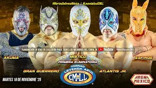 CMLL HIGHLIGHTS  18 DE NOVIEMBRE 2025 | PRIMERA ELIMINATORIA DE LA LEYENDA AZUL