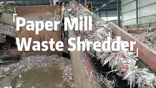 Paper Mill Waste Shredder