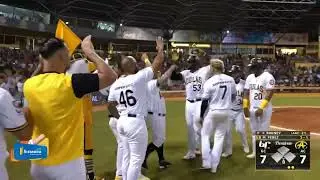 ¡QUE PALO! 💥 HOMERUN de Jerar Encarnación y las Águilas empatan el partido en Santiago 🦅🔥