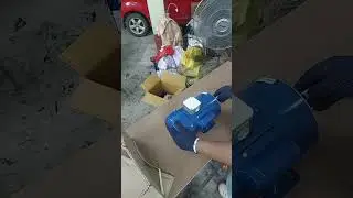 CROMPTON GREAVES SINGLE PHASE MOTOR UNBOXING 1 HP 220V GF6566Z