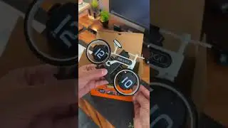 Retro Flip-Down Bike Clock - Unique Desk Clock with Multifunctional Design#RetroFlipClock #BikeClock