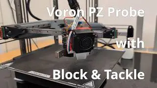 Зонд Voron PZ с блочным механизмом на экспериментальном 3D-принтере с перекрестным консольным кре...