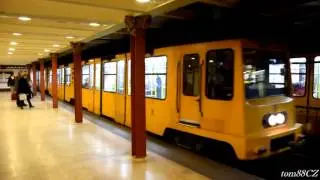Metro line M1 Budapest  (M1-es metr&oacute;vonal)