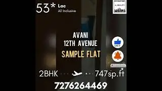 AVANI 12 AVENUE |2Bhk Tathawade | Aundh-Ravet Brts | Dangechowk