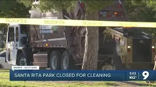 Santa Rita Park cleared and closed