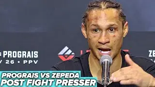 REGIS PROGRAIS POST FIGHT PRESS CONFERENCE VS JOSE ZEPEDA; PUTS JOSH TAYLOR & JOSE RAMIREZ ON NOTICE
