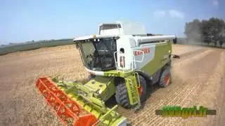 NEW CLAAS Lexion 630 et C540 pliable à la moisson du blé en 2012