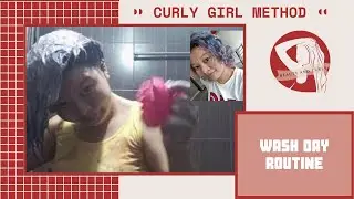 CGM | Wash Day with Lowpoo, DeepCon, Conditioner and Stylers