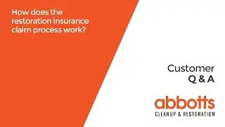 How does the restoration insurance claim process work?