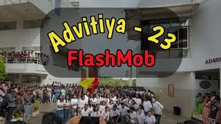 Advitiya-23 💫| FlashMob ⚠️ | KLE IT Hubli 🌀| Technical Fest ✨| 4K Quality Video