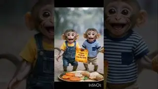 Baby Monkey HappyMakar Sankranti #trending #shortsfeed #monkey सबको हैप्पी मकर् संक्रति#shorty#viral