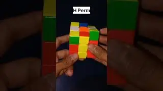Advanced PLL Algorithms #4 - H Perm #shorts #rubikscube