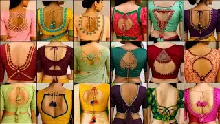 New Fashion Blouse Design/Latest Blouse Back Neck & Sleeve Design/Blouse Back Neck Designs 2025