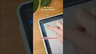 The Touch Shortcut Button in #adobefresco explained