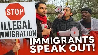 Canada First Protest Reactions - Immigrants Respond to Illegal Mass Immigration #cdnpoli