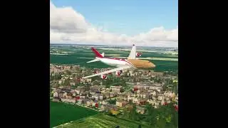 Airplane Emergency Landing at Airport Eps 530