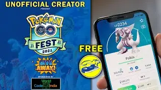 Pokemon Go Fest 2021 Free Ticket Giveaway