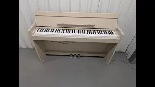 Yamaha Arius YDP-S35 Digital Piano  white ash Slimline space saver stock #26037