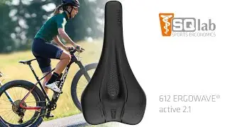612 ERGOWAVE&reg; active 2.1 - the sporty road bike and mountain bike race saddle - English