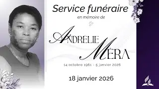 🕊️ Service funéraire - En mémoire de Andrélie Méra 18/01/2026