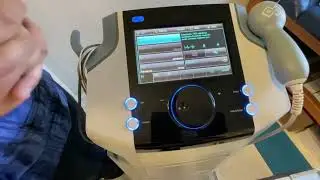 Configuración electroterapia en dispositivo BTL