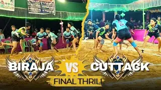 🔴CUTTACK🆚BIRAJA💥FINAL THRILL//jajpur state level Kabaddi tournament #khelkabaddiodisha #prokabaddi 