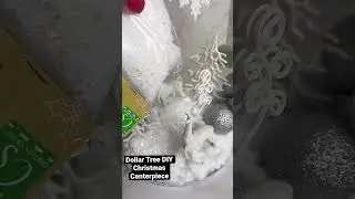 Dollar DIY Christmas Centerpiece #diy #dollartreediy #centerpieces #christmasdiy #Christmas #decor