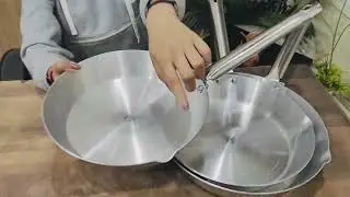 Nyra&reg; Aluminium Frying Pan with Stainless Steel Handle