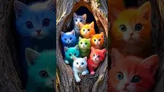 Many cats in one tree #shorts #shortvideo #youtubeshorts #cat #tree #trending