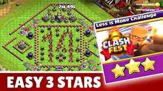 How To Complete Less is More  Challenge Event in coc | Coc New Event Attack