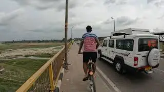 Phaphamau Bridge-Allahabad Walking Tour, Great Views of River Ganga & Lord Curzon Bridge, Huge Rush