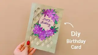 Easy Birthday Card Idea ✿ How to make birthday card ✿ DIY Beautiful Birthday Card