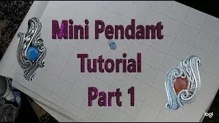 Mini Pendant Tutorial, Part 1. Wire Wrapping Tutorials and Education. Silver/metal working