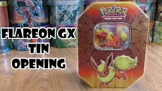 Flareon GX Tin Opening