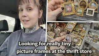 Ищу крошечные фоторамки в комиссионном магазине #thriftwithme #livethrift #shopping