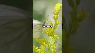 Butterflies Taste with Their Feet! #butterfly #incrediblefacts #viralshorts #animals #facts #funny