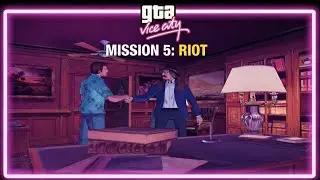 Doing Jobs for the Cowboy! 🤠 | GTA Vice City – Mission #5 | Riot 🔨| (4K 60FPS Walkthrough)