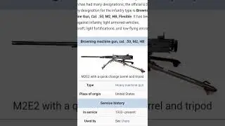 M2 Browning My Beloved