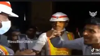 Common man fire in traffic police in teenmaar