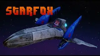 Starfox Adventures Arwing Flyby