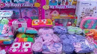 2:44 Minutes Satisfying Unboxing Hello Pink Kitchen Set | Fancy Mini Kitchen Set | Review ASMR