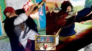 One Piece Pirate Warriors 4 - Shanks Vs Gol D. Roger Kamusari (Divine Departure) Skill Comparison