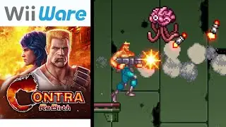 Contra ReBirth ... (WiiWare) Gameplay Peek