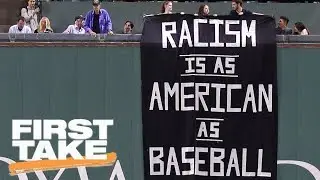 First Take reacts to anti-racism banner in Fenway Park | First Take | ESPN