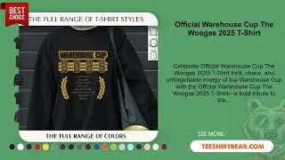 Official Warehouse Cup The Woogas 2025 T-Shirt